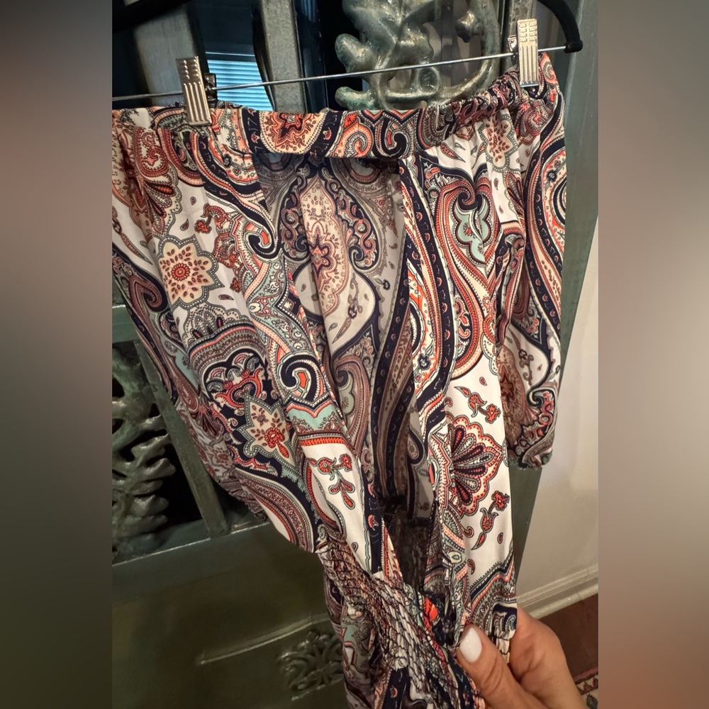 Paisley Print lady’s shorts one peace set